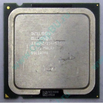 Процессор Intel Celeron D 345J (3.06GHz /256kb /533MHz) SL7TQ s.775 (Владимир)